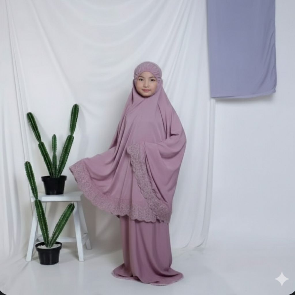 Mukena anak | mukena khadijah anak Tk SD TG