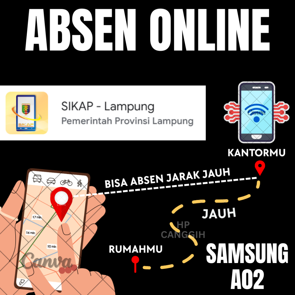 hp absen online anti gagal fake gps absen jarak jauh samsung A02 ram 3/32 hp bekas pakai original 10
