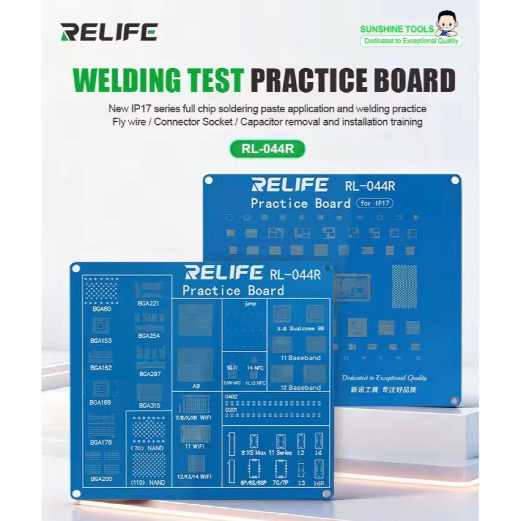 BOARD WELDING TEST PRACTICE RELIFE RL-044R