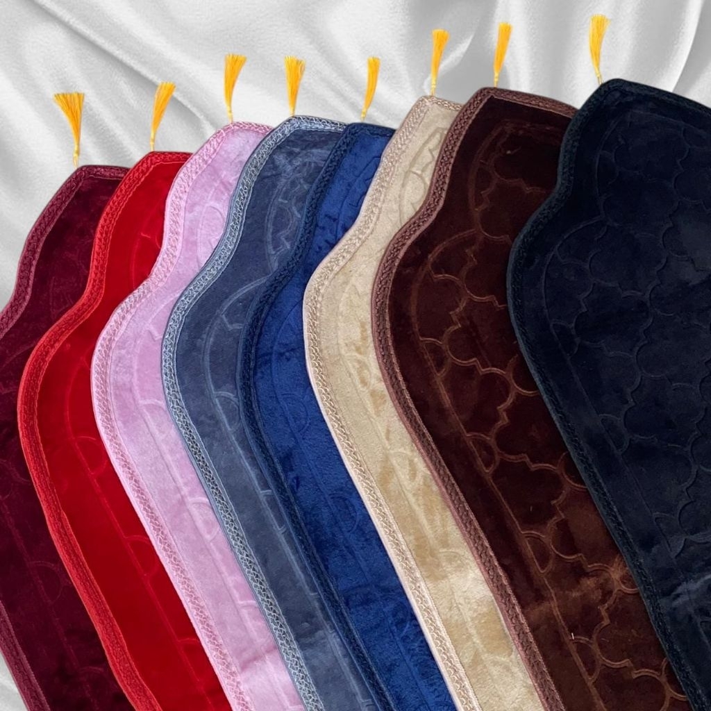 SAJADAH KUBAH TURKI POLOS PREMIUM/SAJADAH ANTI SLIP