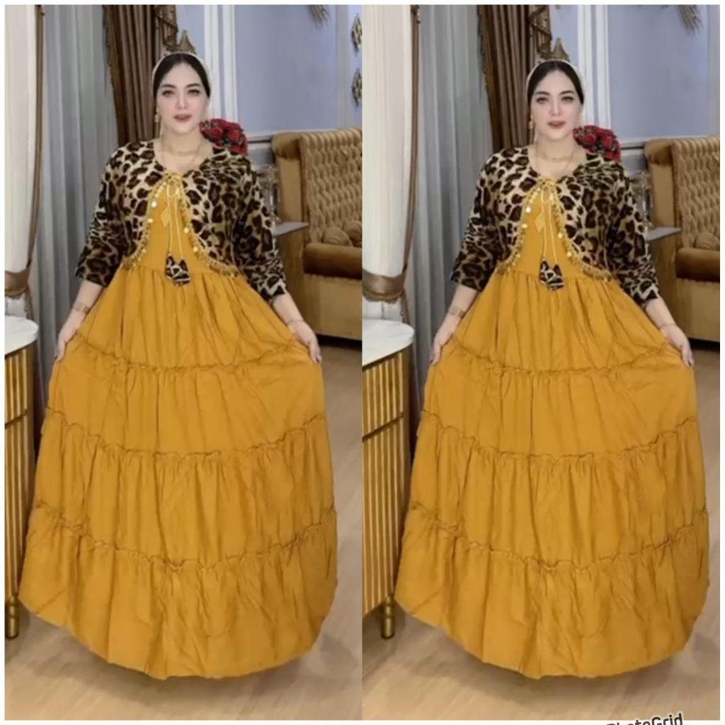 Gams leopard+rompi/cardi