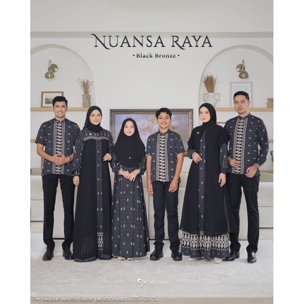 BLACK BRONZE - SARIMBIT NUANSA RAYA BY SALVINA HIJAB - SARIMBIT SALVINA HIJAB 2026