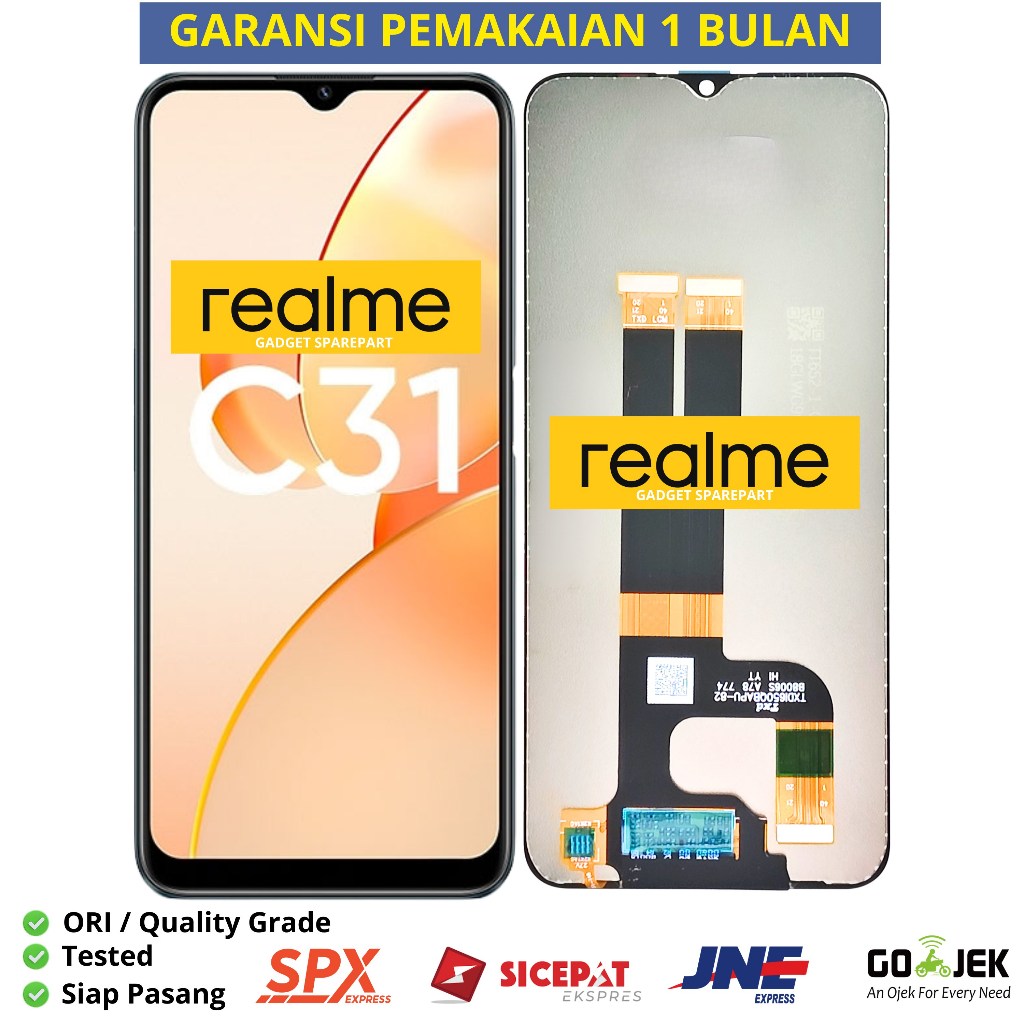 LCD REALME C31+THOUCSCREEN ORI NEW