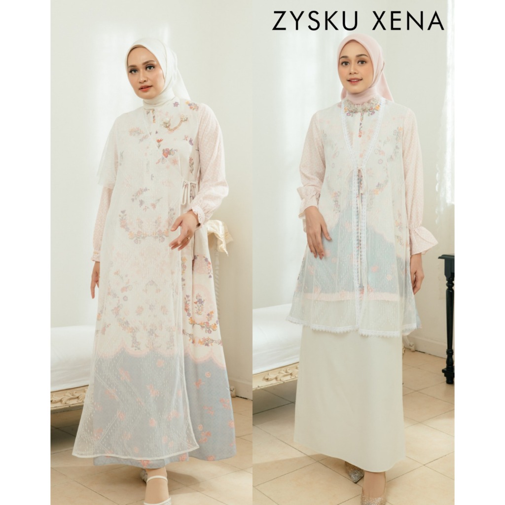 Zysku Xena | Sarimbit Wanita Dewasa 2026 | Windsor Series - Porcelain | Raya Lebaran