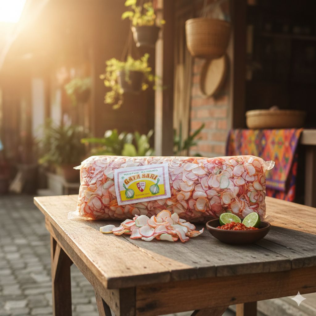 Krupuk Bawang Mentah