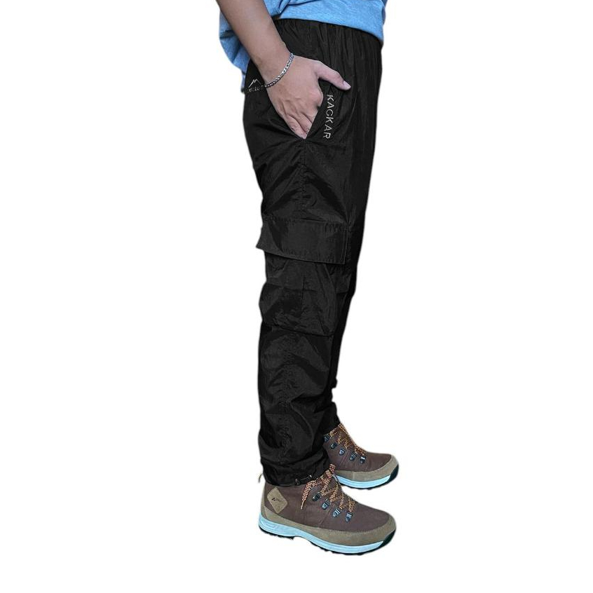 MERMOUNT | CELANA PANJANG KACKAR | CELANA CARGO PARASUT UNISEX | OLAHRAGA | MENDAKI GUNUNG