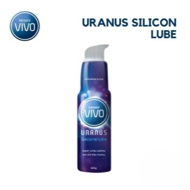 Pelumas Vivo Uranus Silicone Lube 60gram (Privasi Aman)