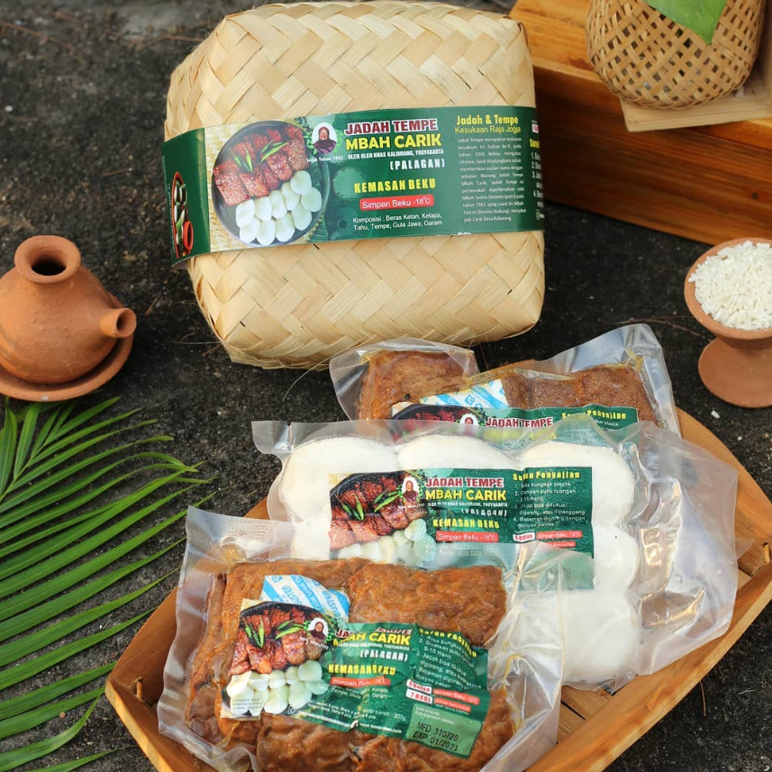 Jadah Tempe Bacem Mbah Carik Special Frozen Oleh oleh Khas Jogja