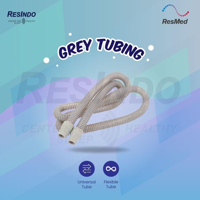 Grey Tubing ResMed Tubing CPAP Standart Selang CPAP Universal