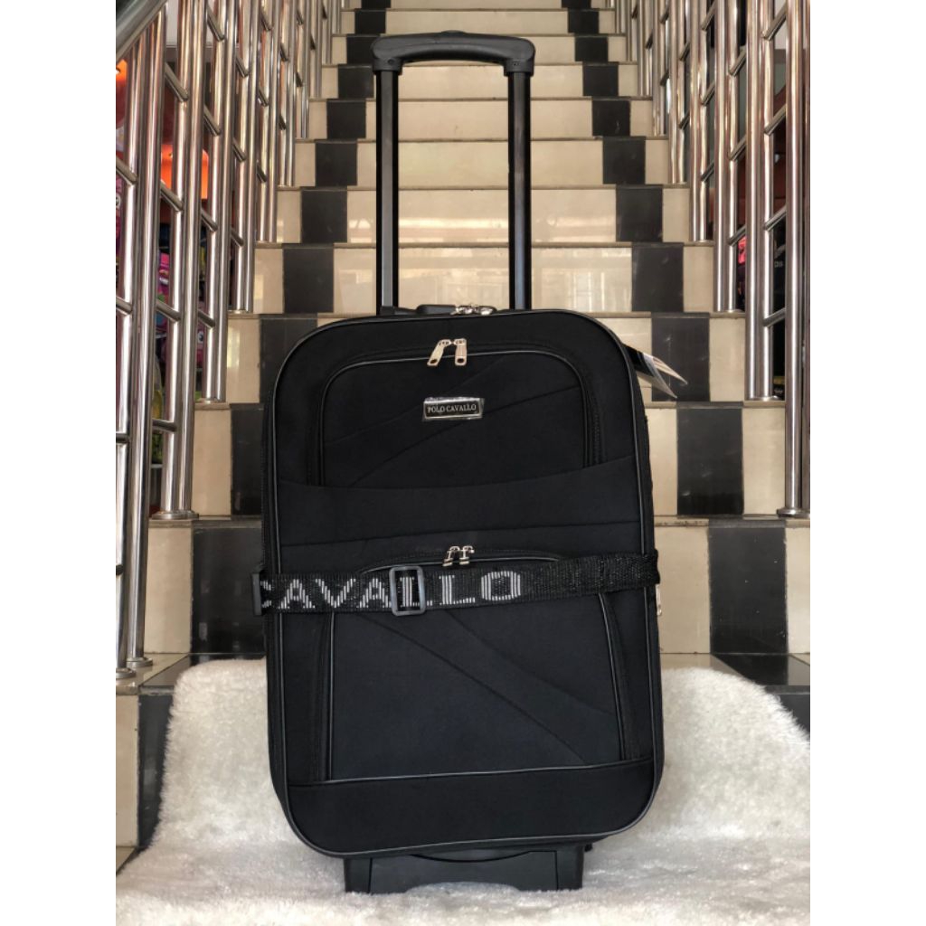TRAVELBAG KOPER BAHAN KAIN UKURAN 22INS TERBARU