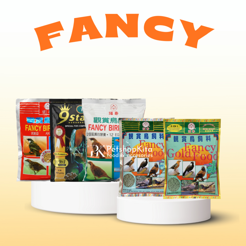 FANCY 9STAR SEAWEED ANTISTRESS /PAKAN MAKANAN HARIAN BURUNG MURAI KACER ANIS CUCAK VOER PUR FANCY 9 