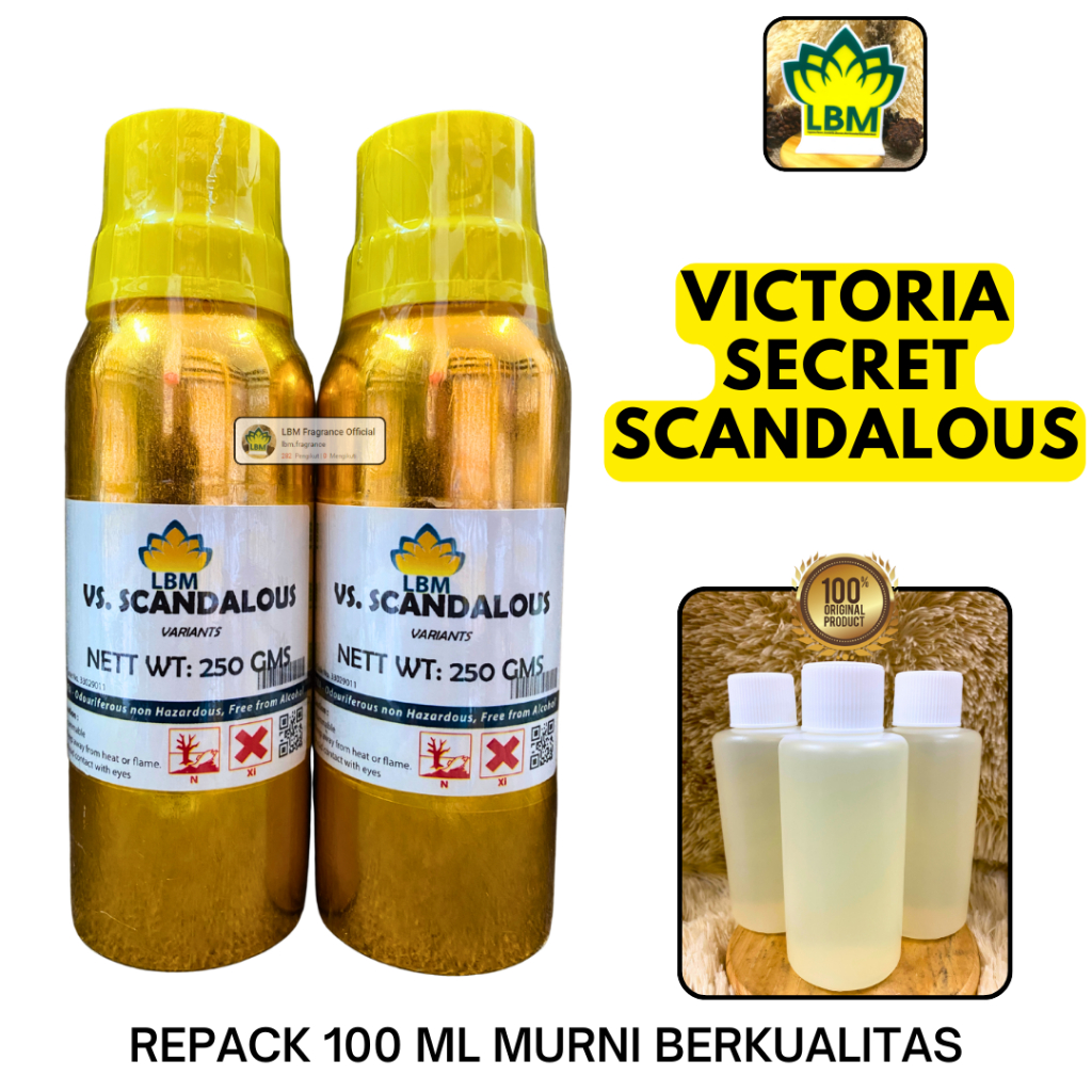 Bibit Parfum LBM - VICTORIA SCANDALOUS Murni 100 ML Berkualitas LBM Fragrance - Biang Minayk Wangi M