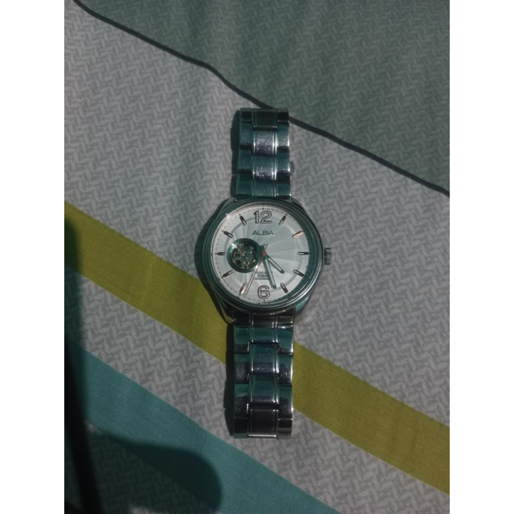 Alba Open heart water resistance 10bar ukuran 44mm, automatic