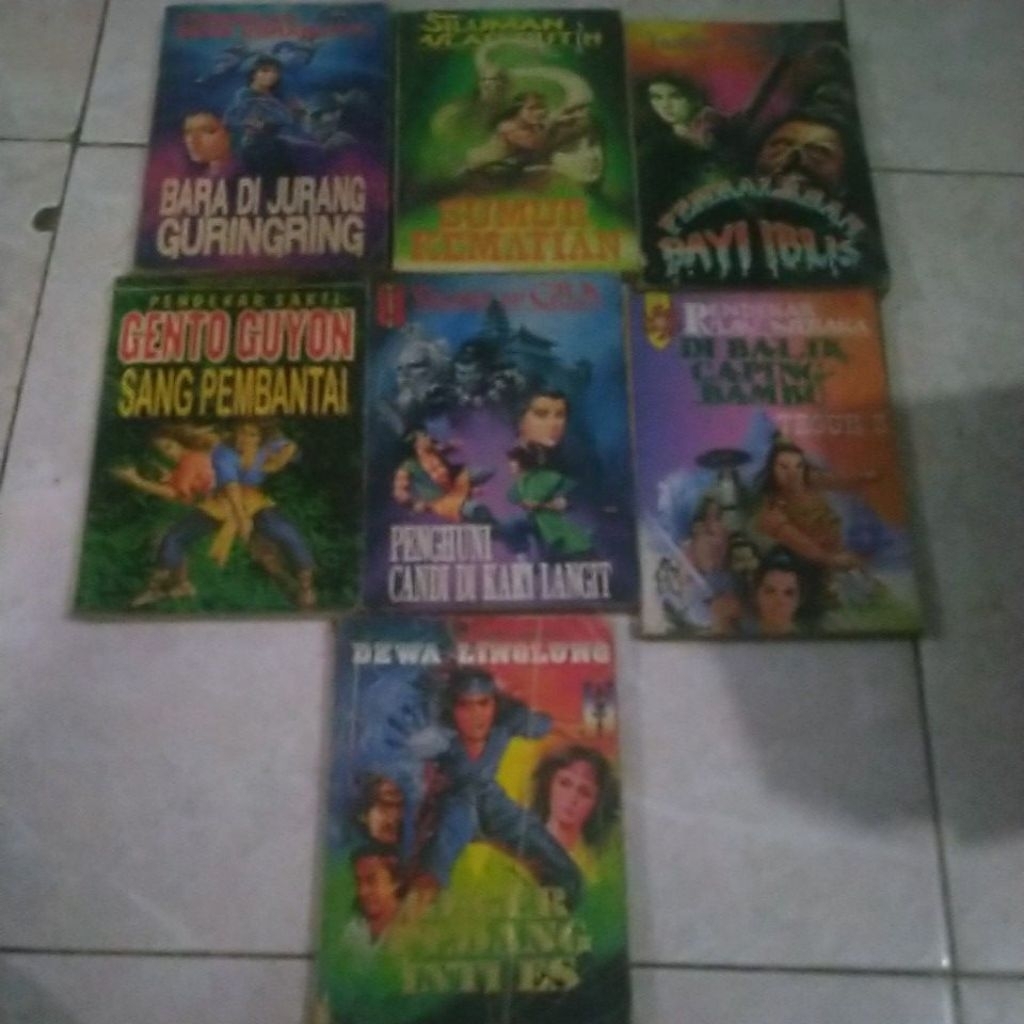 Novel Silat Dewa Linglung,Pendekar Pulau Neraka , Pendekar Gila,Pendekar Sakti , Taufan Halilintar, 