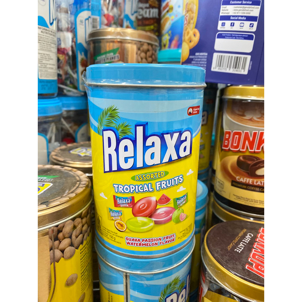 Relaxa Tropical Fruit Ass 150g| Permen Aneka Rasa Buah yang Menyegarkan