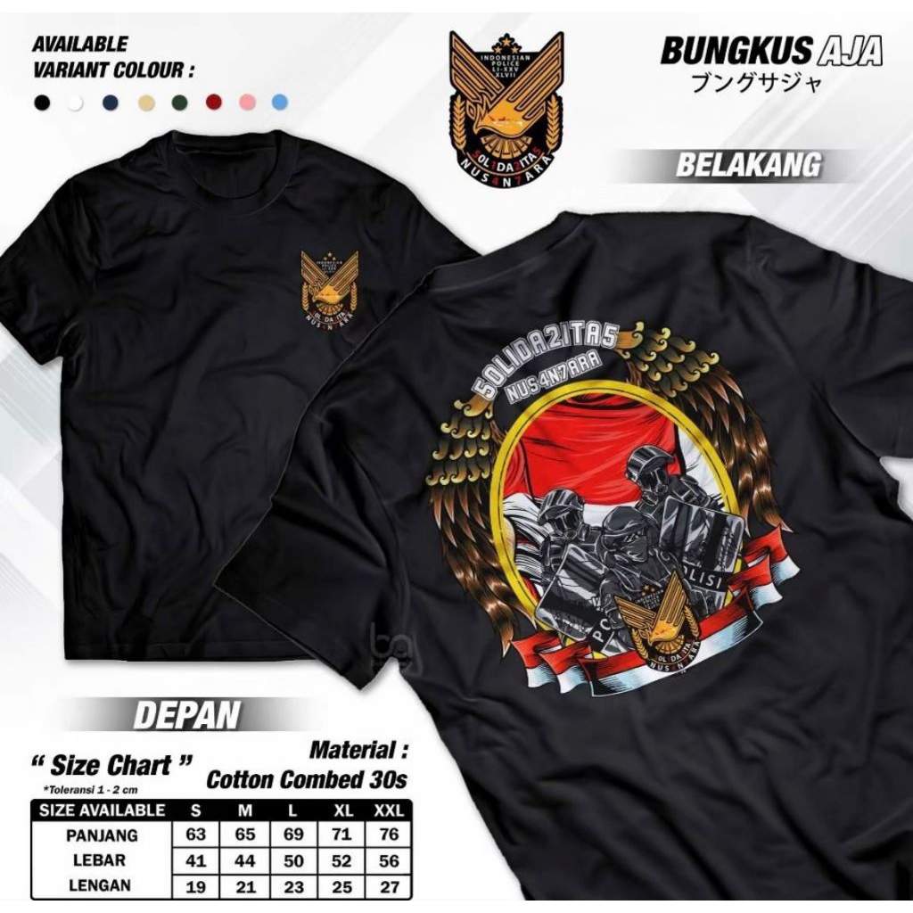 Kaos Solidaritas Nusantara Kaos Distro Viral Ternyaman Kaos Unisex Viral