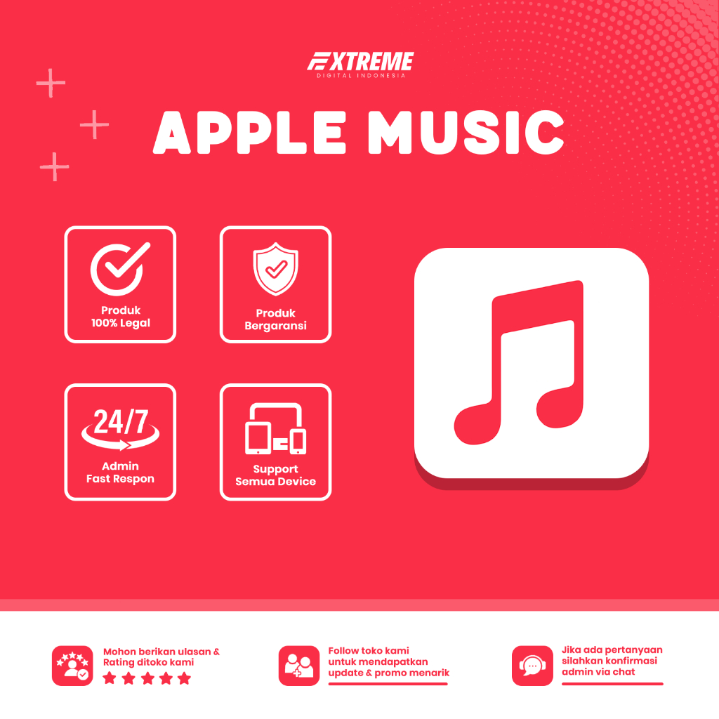 Apple Music Premium 3 Bulan | Audio Lossless