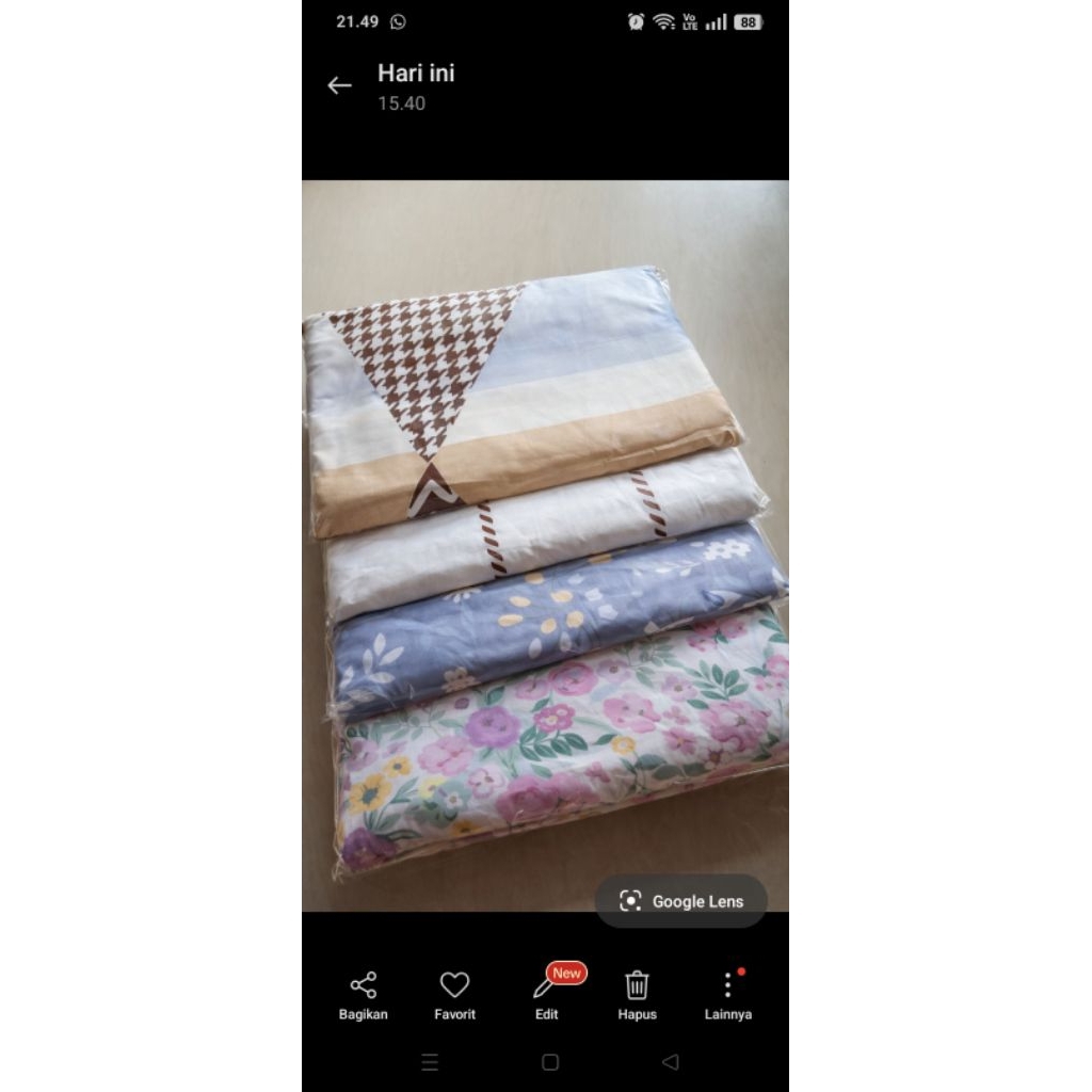 Sprei katun esra, cvc,star