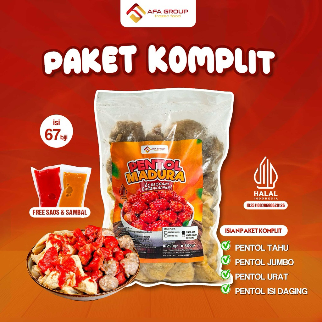 PAKET KOMPLIT PENTOL MADURA FULL DAGING PREMIUM