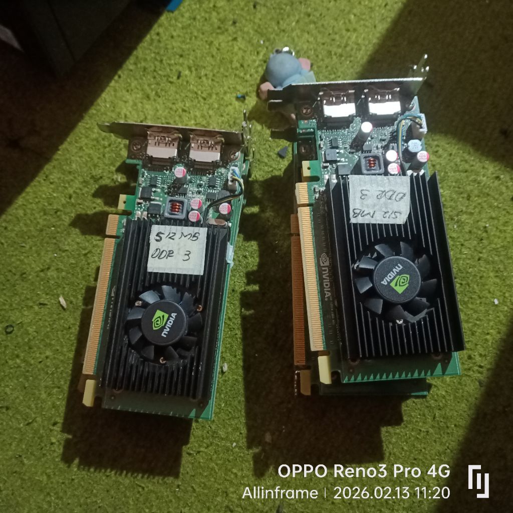 Vga Card Quadro Nvidia NVS 310 Spec 512MB / 64Bit Ddr3 Terdiri 2 Display Port Kondisi Second lulus t