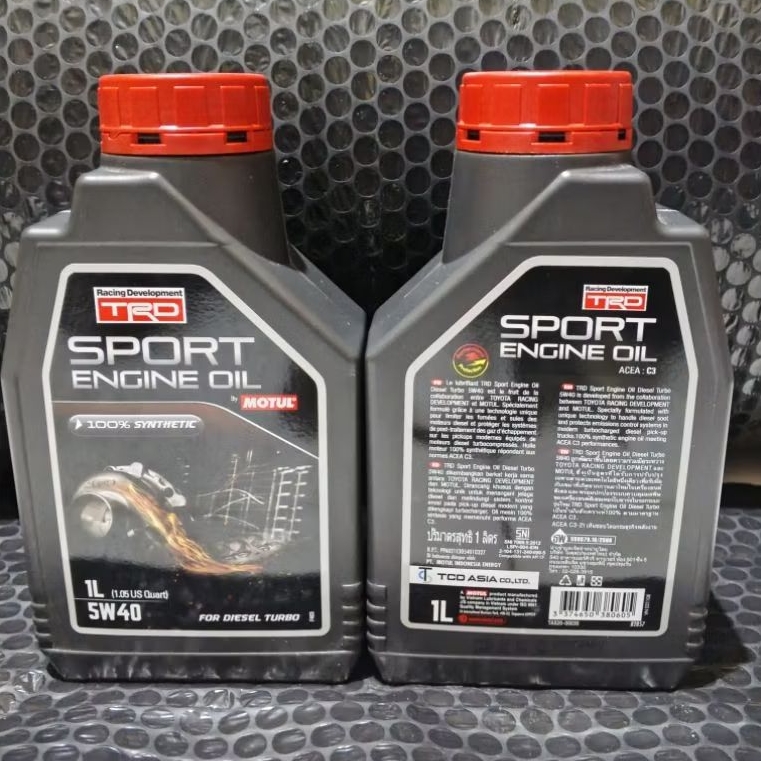 MOTUL TRD DIESEL 5W-40 1LITER /OLI MESIN DIESEL /SOLAR ORI