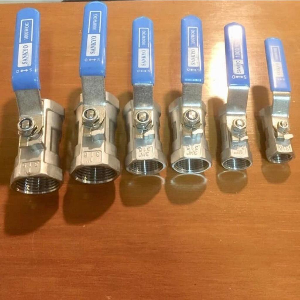 Ball valve /Stop kran 2,5" Sankyo SS316 -21/2 inch Sus 316 Stainless