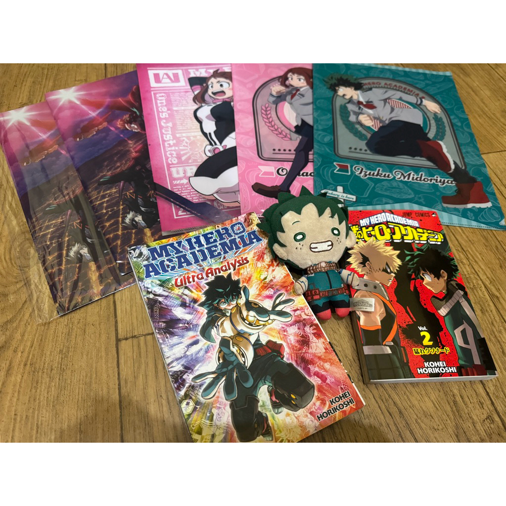 Preloved Merch Deku Izuku Midoriya My Hero Academia HeroAca Original Jepang Official Komik Manga Cle