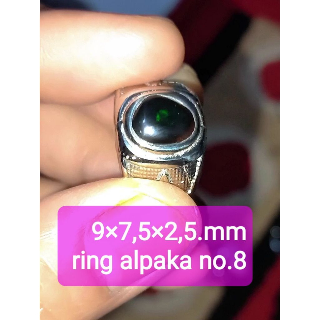 natural kalimaya black opal banten