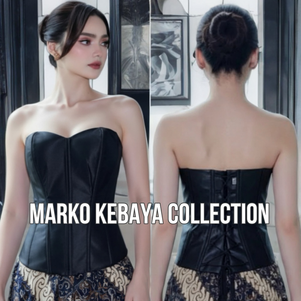 Bustier kamisol pengantin | Longtorso satin
