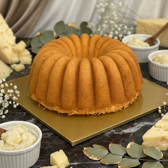 CAKE TAPE KEJU Panggang Premium | Bolu Jadul Spesial Butter Wisman Lembut Moist dan Topping Keju ukuran 24 cm by RaMaChef