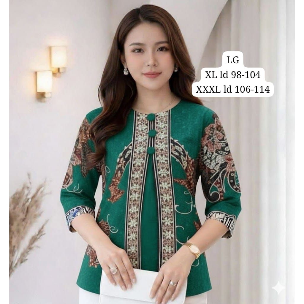 Atasan batik viral grosir medan