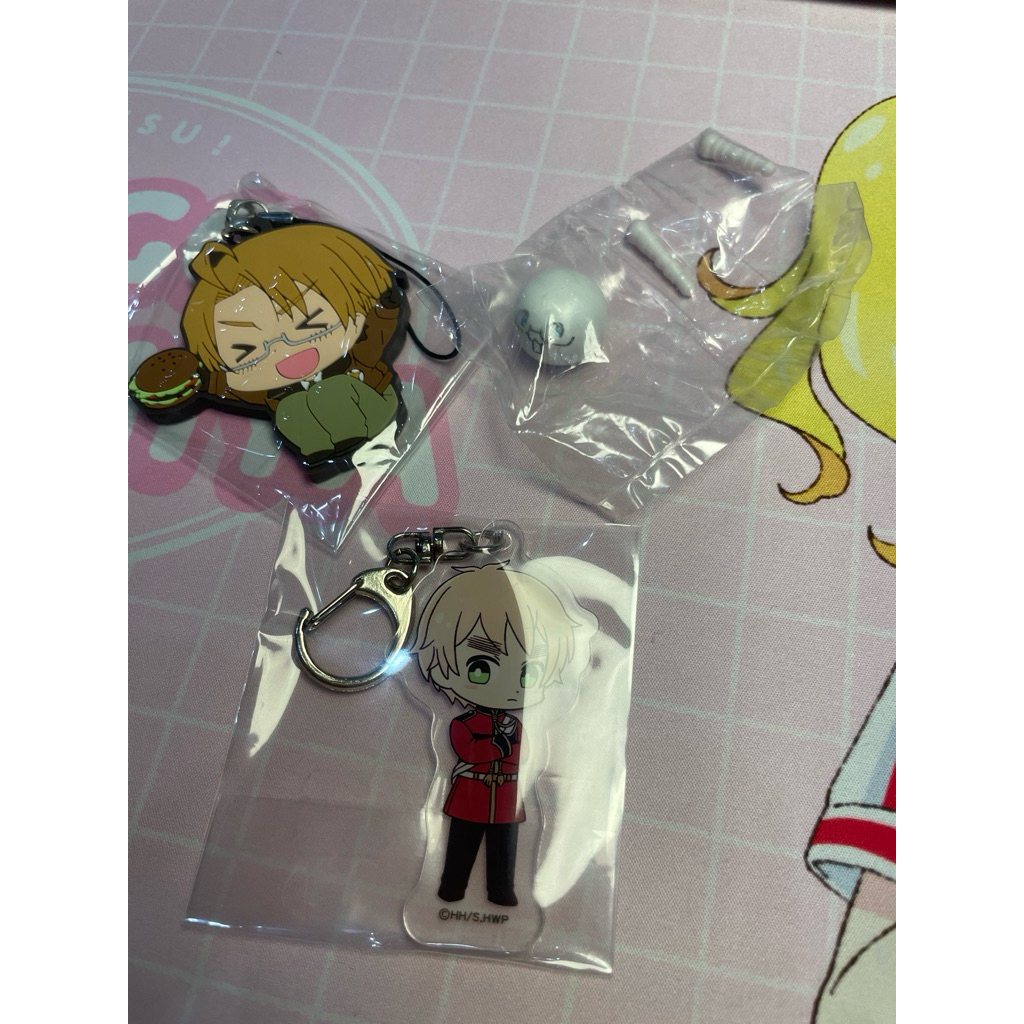 Hetalia axis Power World Star Ganci Character Acrylic Keychain America Uk Mochi America