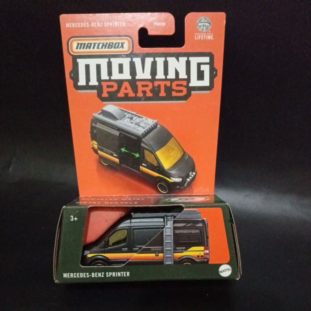 Matchbox moving parts Mercedes Benz Sprinter