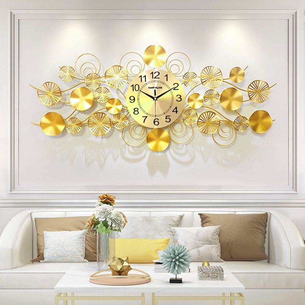 Jam dinding 3D Besi mewah super jumbo