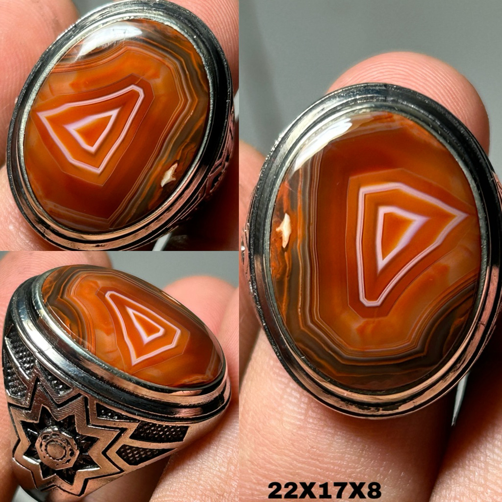 NATURAL CINCIN BATU AKIK YAMAN PAMOR BUNGKAM