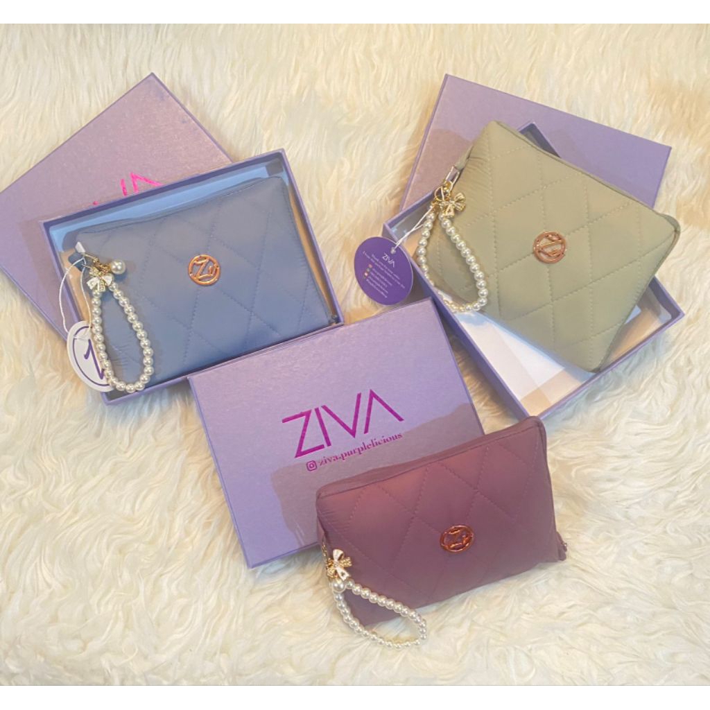 New ZIVA Mukena Travel_the Qisya Series (dusty purple, green tea, steel blue)