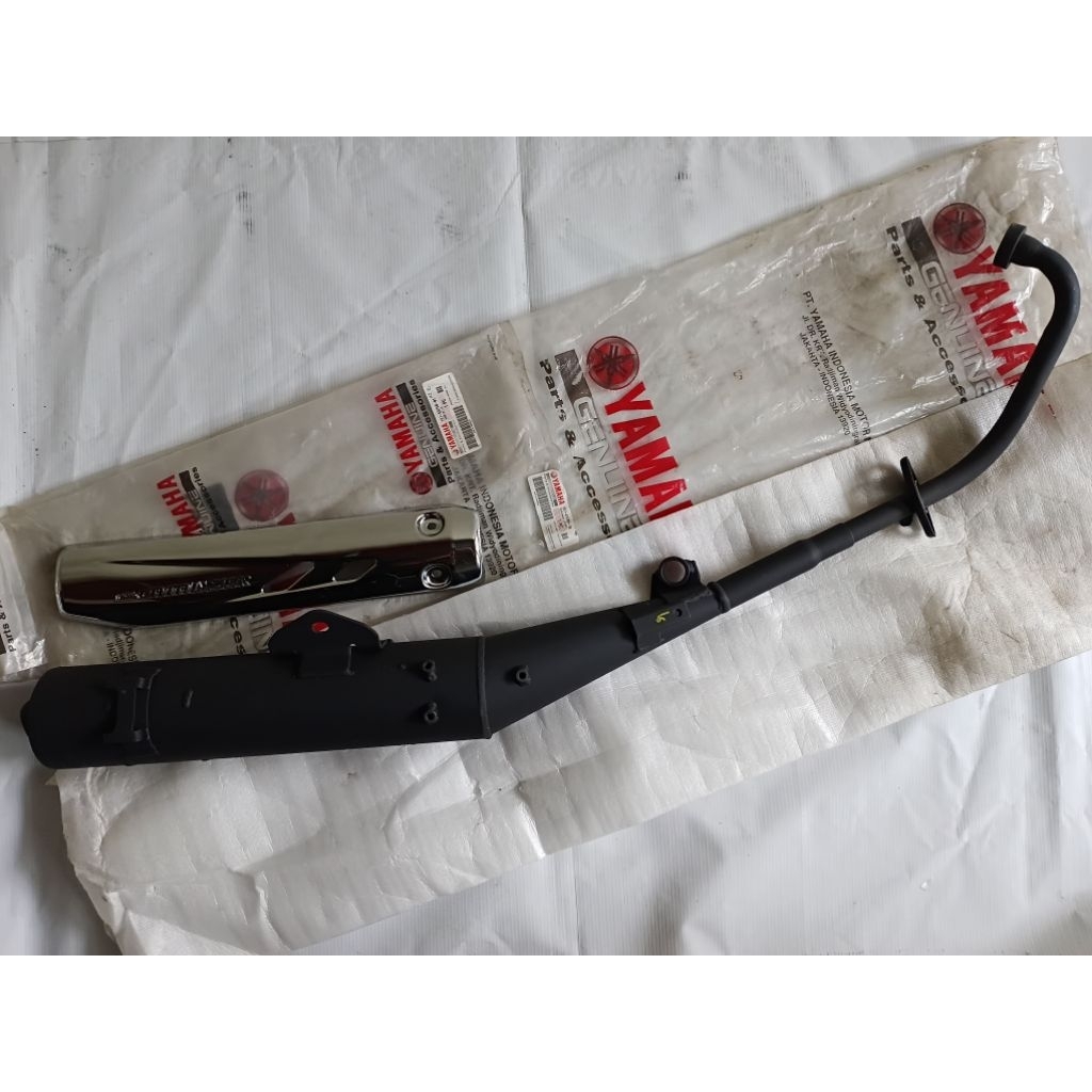 Knalpot tameng Yamaha JUPITER MX lama Old Original Nos YGP 1S7-E4703-10