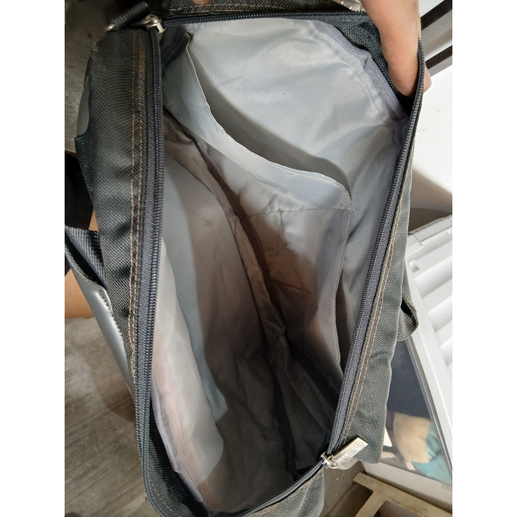 tas laptop kerja pria cowo brand sibac golden bell canvas nylon tebal preloved