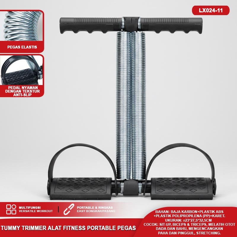 SPEEDS Sit Up Stand Portable/Tummy Trimmer Pedal Pegas – Alat Fitnes Olahraga di Rumah Multifungsi