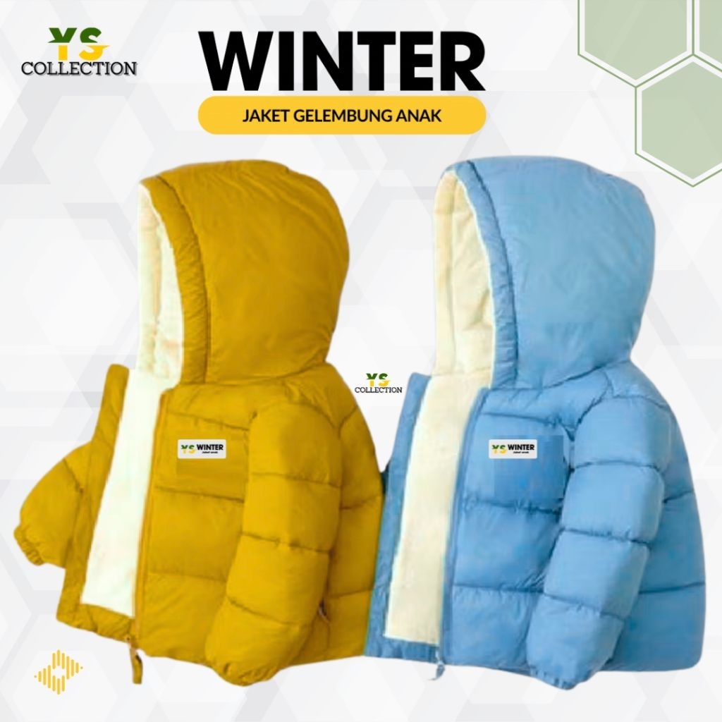 Jaket gelembung anak laki-laki dan perempuan / jaket gelembung anak perempuan/ Jaket gelembung anak 