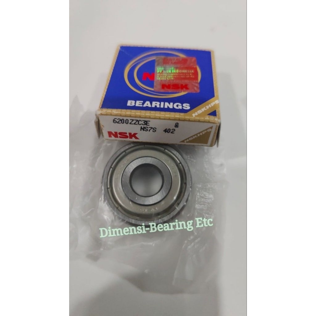 BALL BEARING 6200 ZZ C3 NSK / 6200ZZC3 NSK