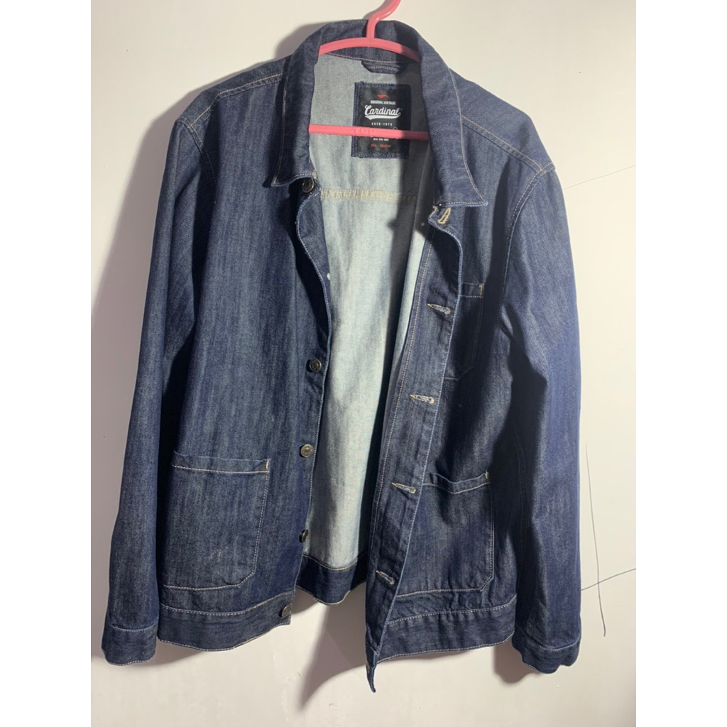 jacket cowok levis cardinal like new preloved