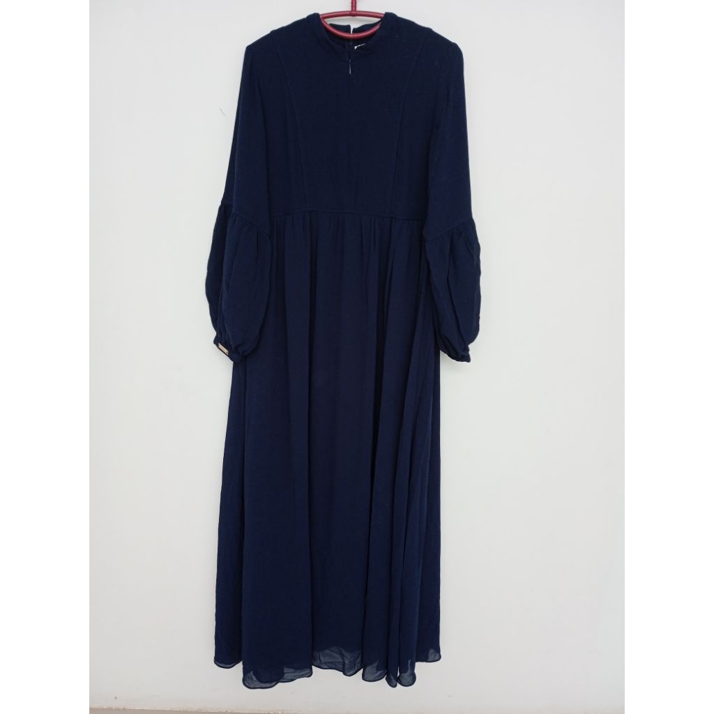 Gamis Navy Seken/Bekas Pakai/Preloved