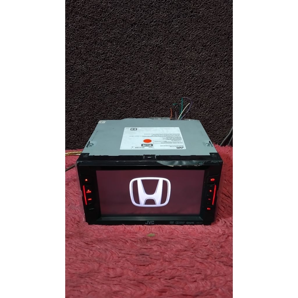 head unit dabeldin JVC  KW-V11 standar mobil Honda