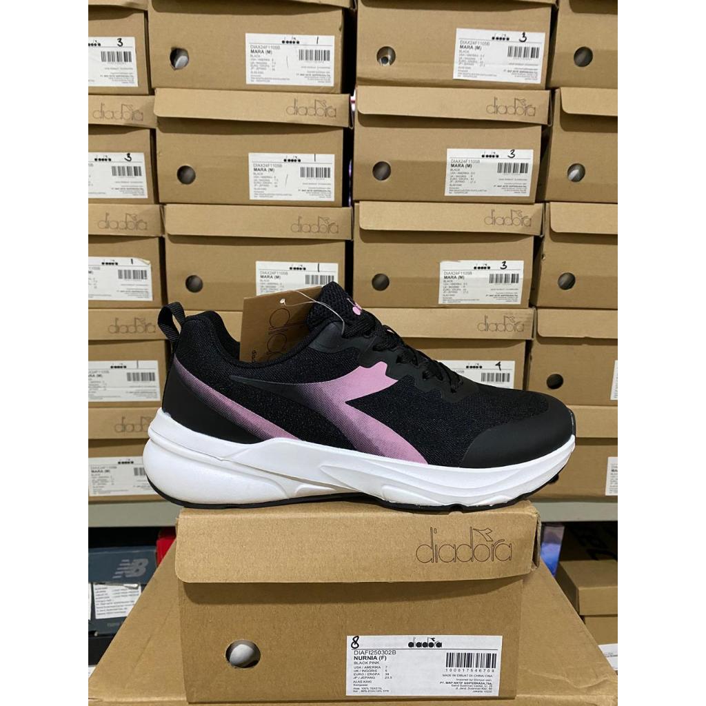 Diadora Nurnia Black/Pink Women Shoes Original