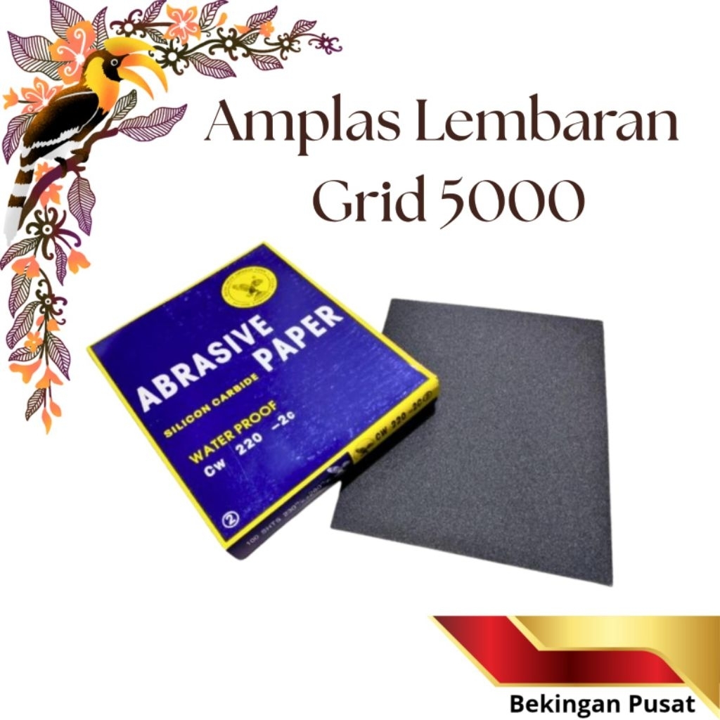 Amplas Duco / Abrasive Paper SLG Waterproof #5000 GERMANY STANDARD