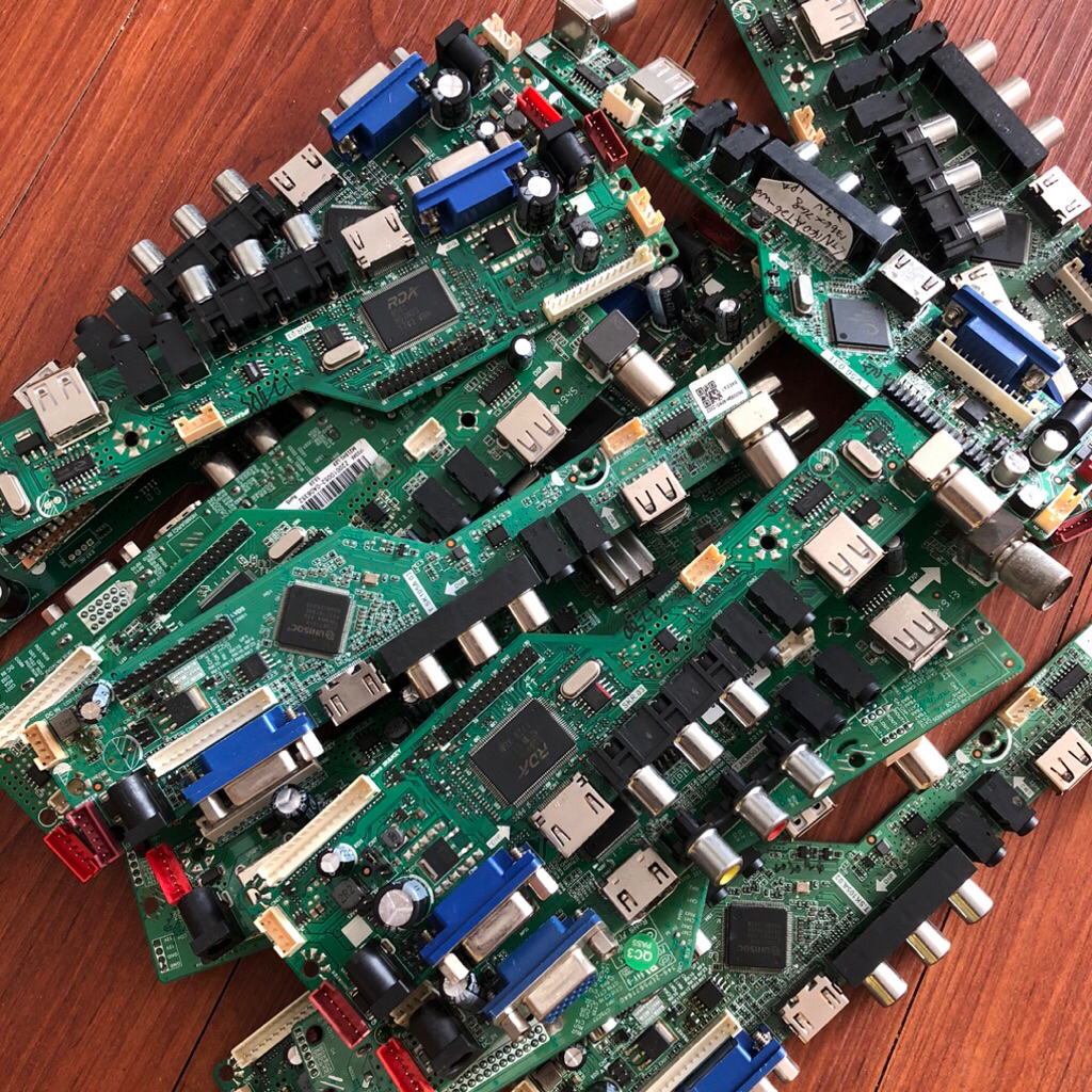 Mainboard TV Universal Bekas Pakai Defect Cabutan Servisan SKR03 8501 8503 V53 TSK105A V56 V59 V29