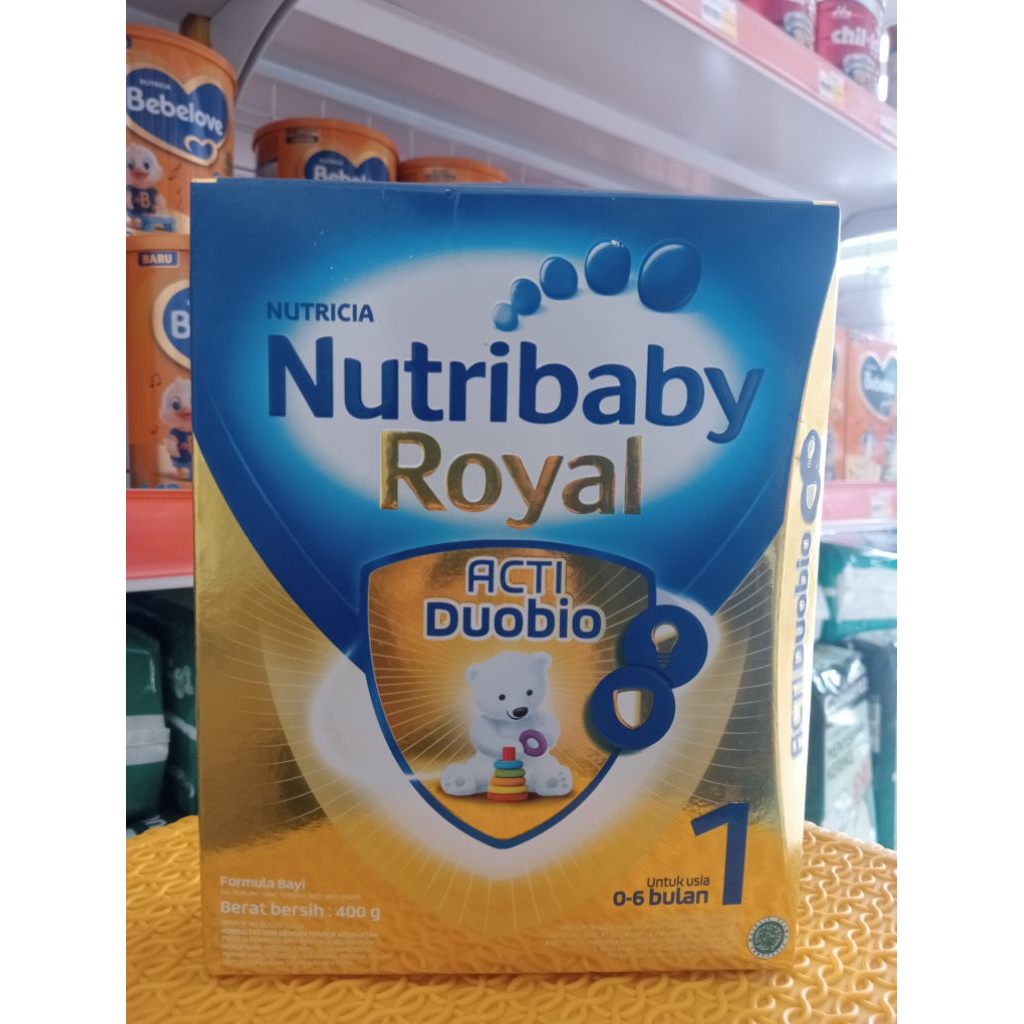 Nutribaby Royal 1 & 2 400g Susu Formula Bayi Usia 0-6 Bulan  & 6-12 bulan