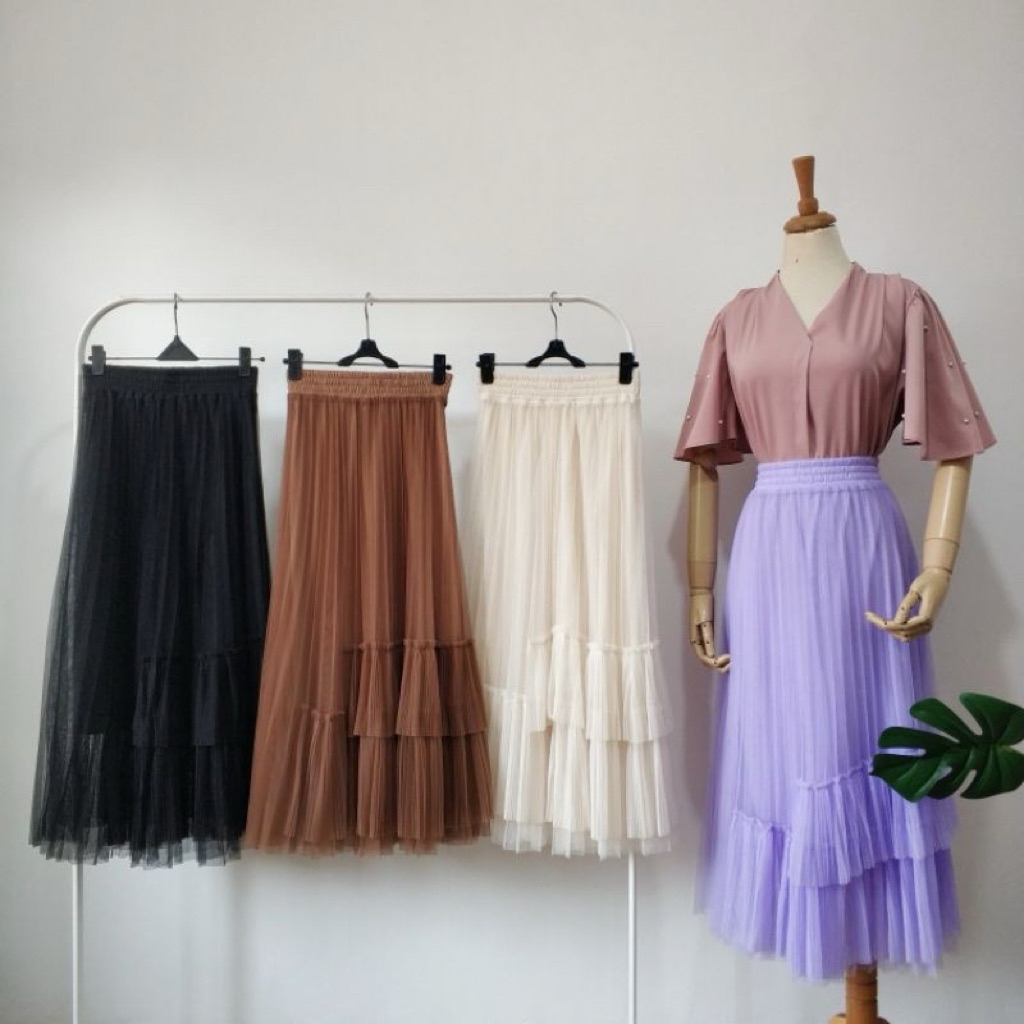 Rok Tutu warna Lilac