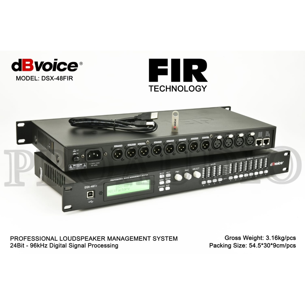Management DB Voice DSX 48 FIR / DXS48FIR /DSX48 FIR / DSX- 48 FIR Original Speaker Management DLMS 